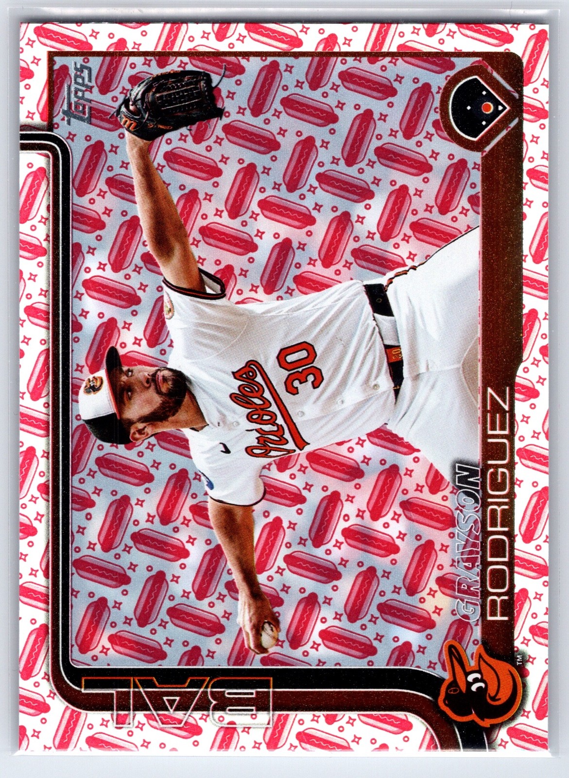 2025 Topps Series 2 - Grayson Rodriguez #505 Holiday Hot Dogs /99