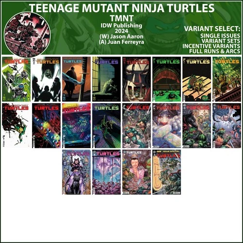 Teenage Mutant Ninja Turtles (2024) #1-17 18 19 20 IDW Publishing COVER SELECT