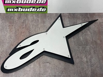 alpinestars Logo Schild shield Motocross Enduro Rennsport Werkstatt Laden