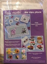 Mary Maxim Counted Cross Stitch Flower Magnet...
