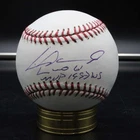 Livan Hernandez Signed Rawlings OML Baseball Auto MVP 1997 WS Insc ZJ19755
