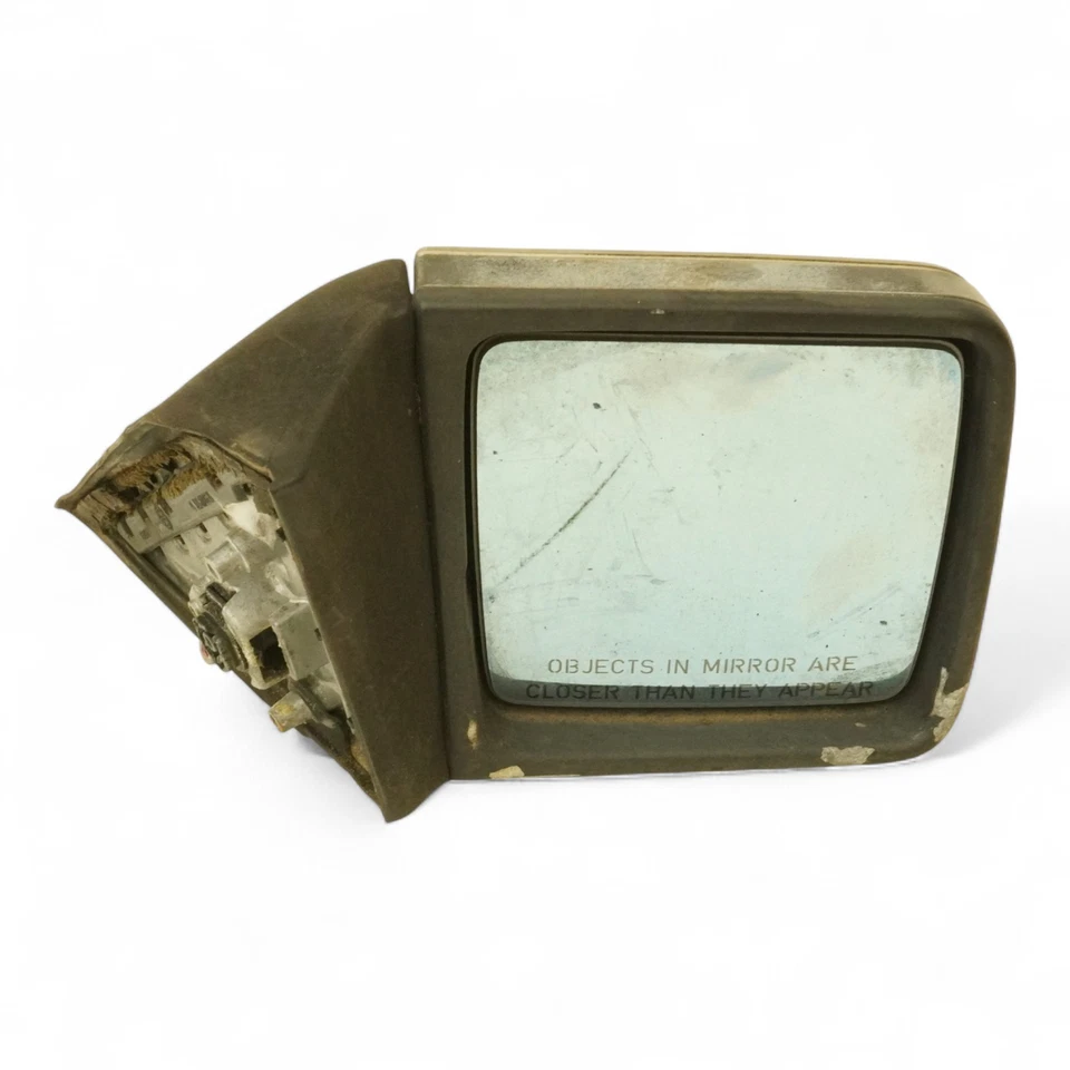 Espejo retrovisor eléctrico derecho plateado 702U OEM 90-93 MERCEDES 300CE W124 Foto 3 de 4