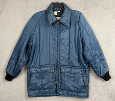 VTG Walls Chore Jacket Mens L/XL 24.5" PTP Insulated Quilted Well Worn USA Work