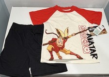 Kids Boys Nickelodeon Avatar 2 Pieces Size XS 4/5 Top  Bottom