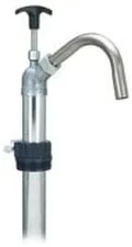 Lumax Lift-Action Silver Steel Barrel Pump with Removable Steel Spout (LX-1330)