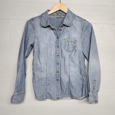 Boden Denim Long Sleeve Buttonup Shirt Womens Size US 6