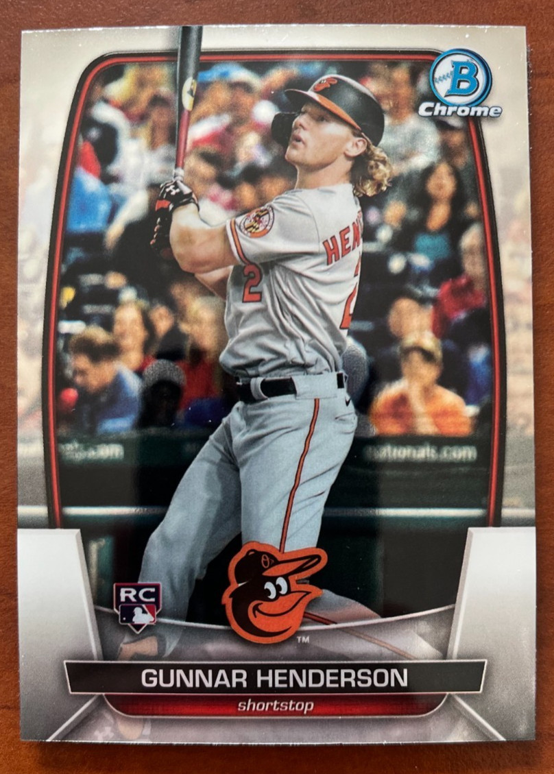 2023 Bowman Chrome Gunnar Henderson #10 RC Baltimore Orioles