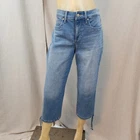 NYDJ Not Your Daughters Jeans Blue Stretch Capri Denim Jeans Pants Size 4 SMALL