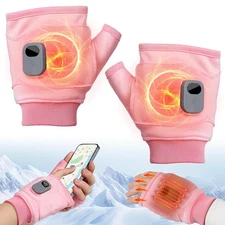 Heated Gloves Rechargeable Hand Warm Windproof Thermal , Three-speed adjustment