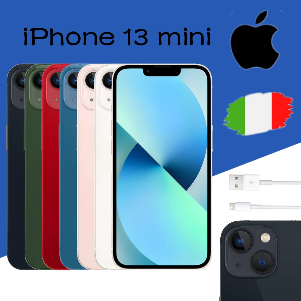 NUEVO Apple iPhone 13 mini 128 GB Negro Blanco Rojo Azul Rosa Verde ✔️Original