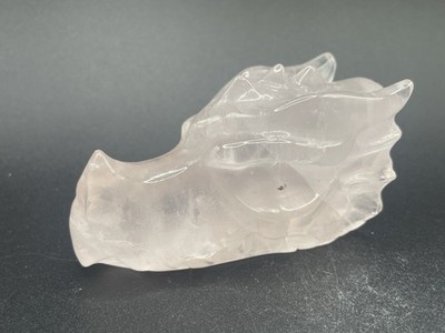Rose Quartz Dragon Head 186g