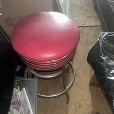 Original 1950s American Diner Chrome Bar Stool