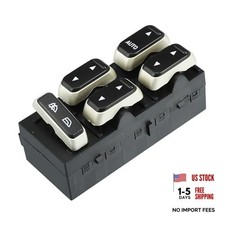 Front, Left, Driver, Side Power Window Switch - Window Control Switch Fits