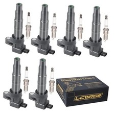 Set of 6 Ignition Coil Packs and Spark Plugs for Hyundai Santa Fe 3.3 UF546