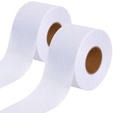 2 Rolls Fusible Batting Tape Quilting 2 Inches x 30 Yards White Seam Tape