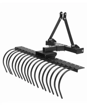 3 Point Landscape Rack for Category-0 Cat-1 Tractor, 50 inch Heavy Duty Steel