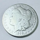 1892-O Morgan Silver Dollar $1 Coin - 90% Silver Very Fine Condition #9407