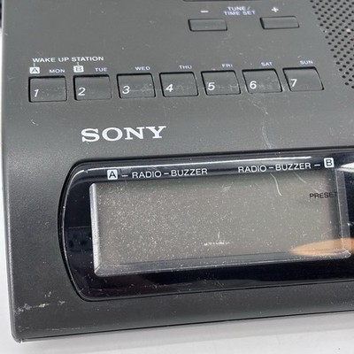 Sony ICF-C303 AM/FM PLL Dream Machine Alarm Clock Radio Tested
