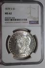 1878 S Morgan Silver Dollar NGC MS62 #07-004