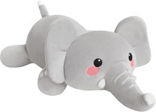 SQEQE Weighted Elephant Plush, Small 9.8 Inch ,