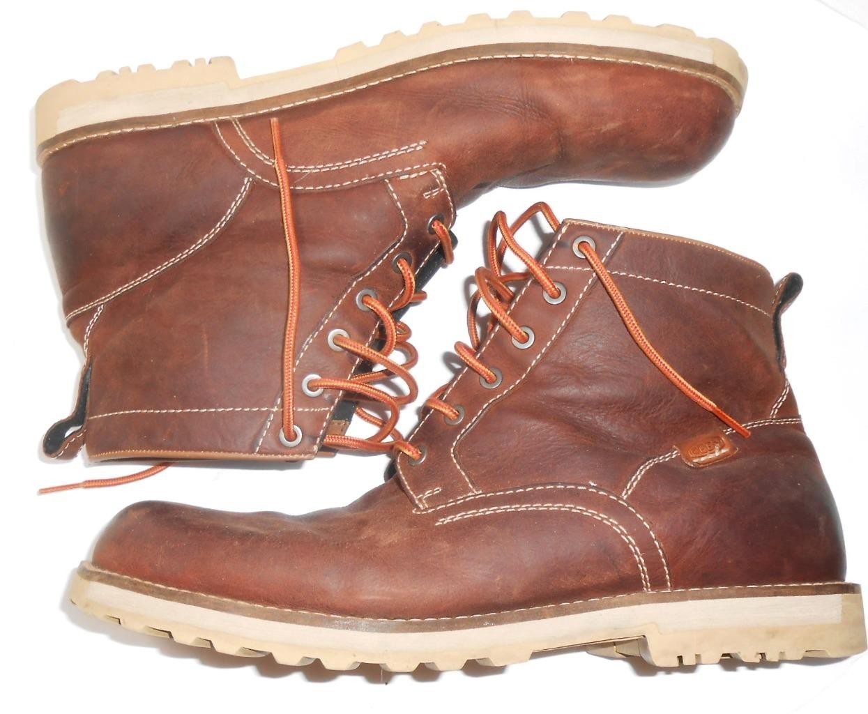 Keen The 59 Stivaletti Uomo 14 Pelle Marrone Stringati Casual Lavoro Chukka Robusti