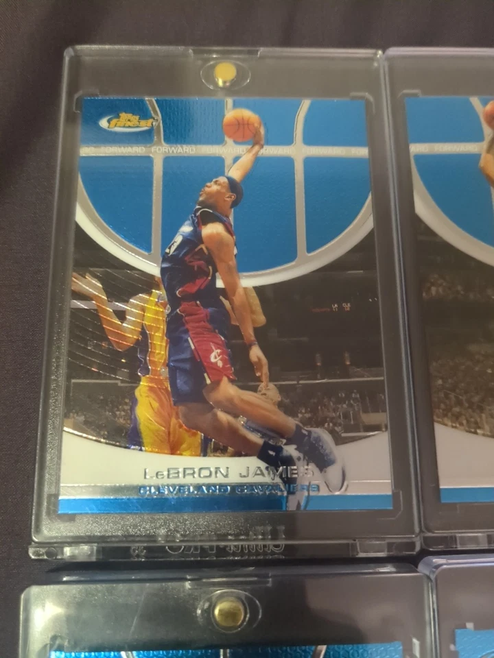 2005-06 Topps Finest Lot-Lebron James, Anthony,Wade,Bosh - Image 2 of 4