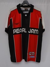 RARE Vintage 1998 Pearl Jam Yield World Tour Shirt Double Sided Soccer Jersey XL