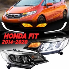 For Honda Fit 2014-2020 Headlights Pair Vland Full Led Front Lamps Assembly Lhd