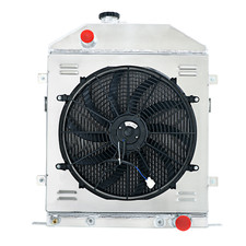 3-row Radiator Shroud Fan Fits 1942-1948 Ford Deluxe Coupe Super Chevy Engine