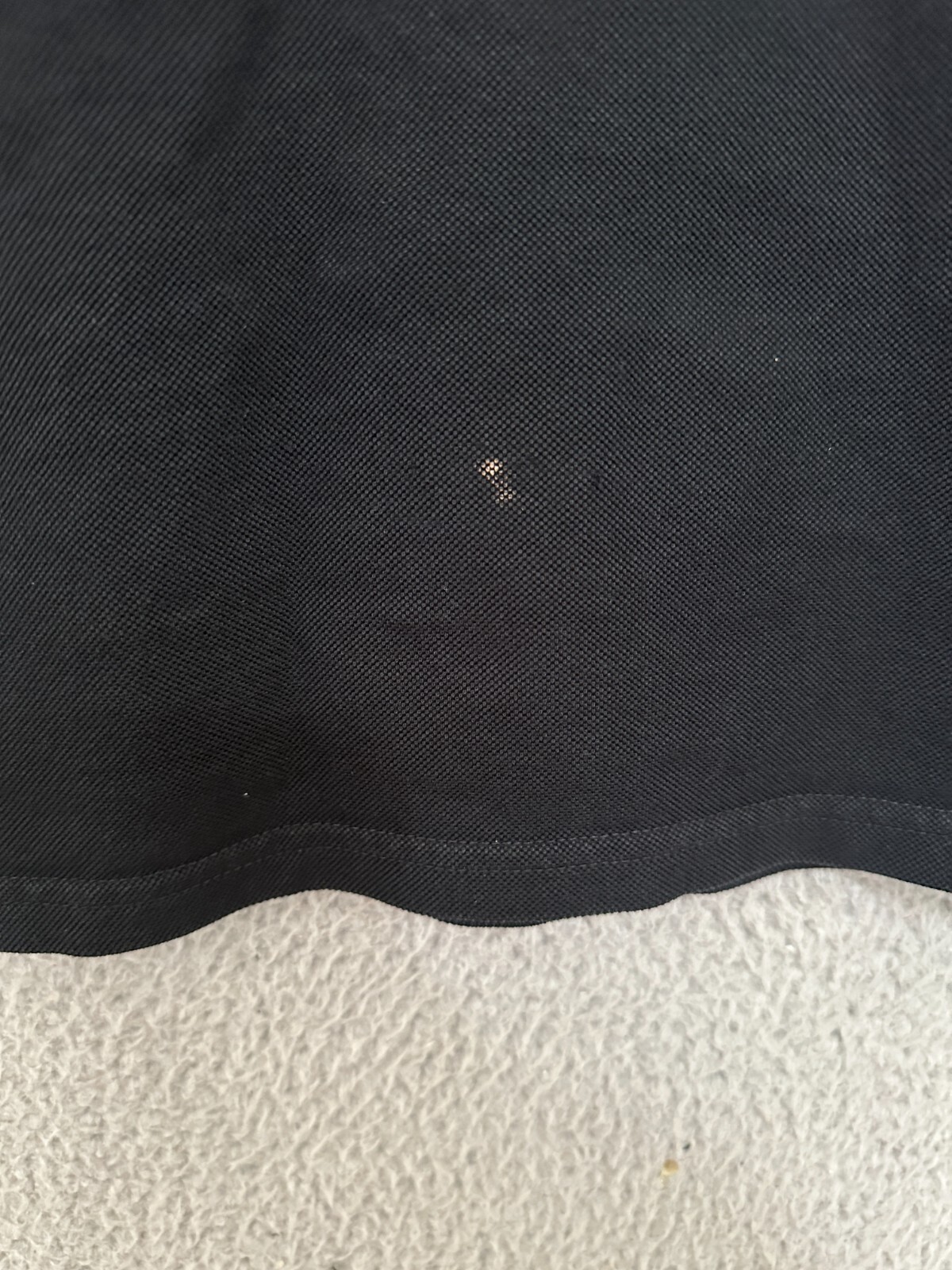 Polo donna Saint Laurent taglia grande nera manica corta cotone adulto