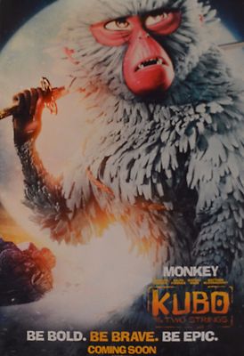 Der tapfere Samurai KUBO AND THE TWO STRINGS US Movie Poster rolled