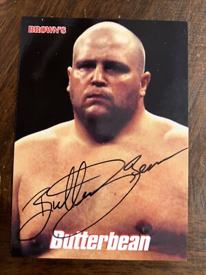 1999 Brown's Boxing - ButterBean Auto | Authentic - Signed Autograph Eric Esch