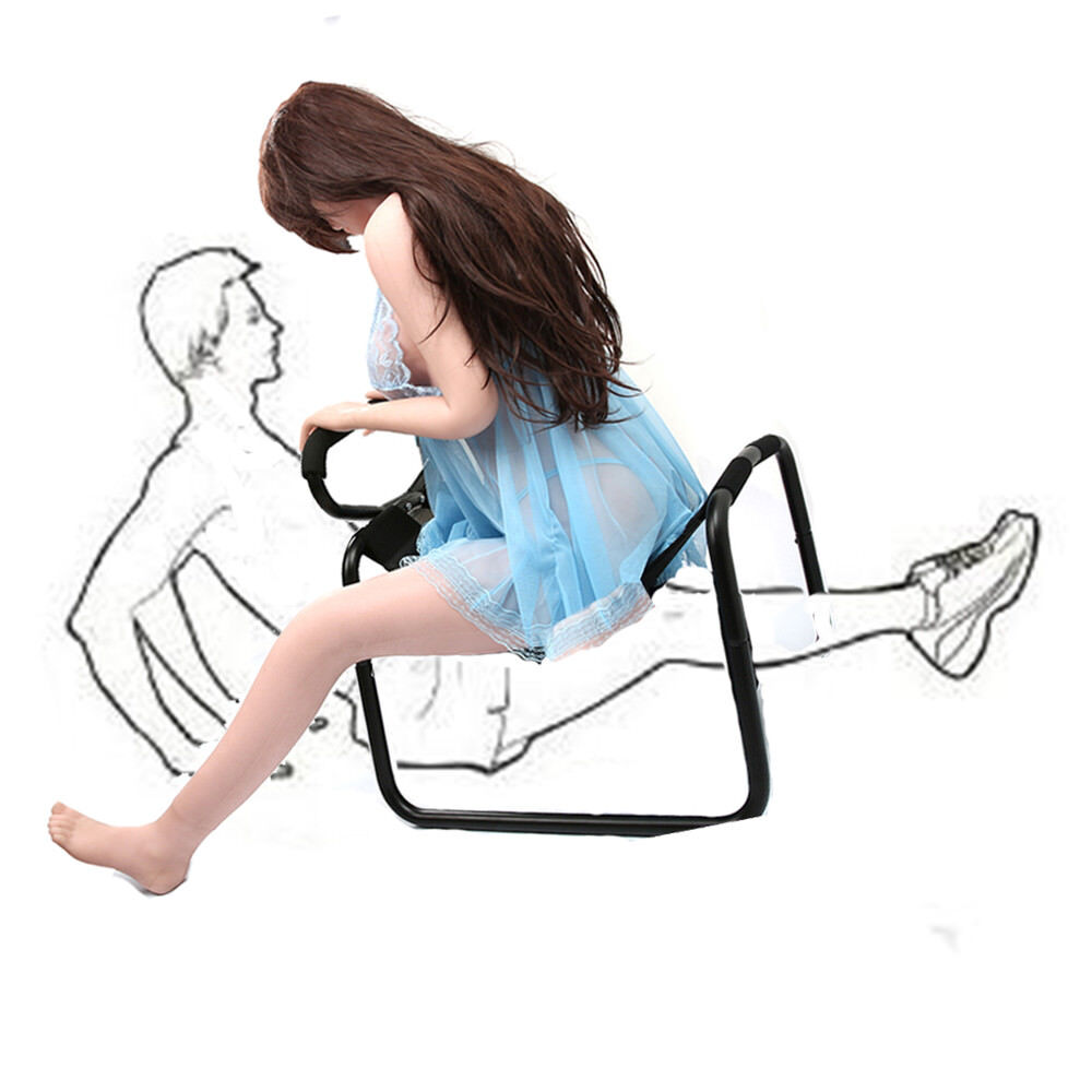 Sex Aid Bouncer Weightless Chair Inflatable Pillow Love Position Stool Boun...