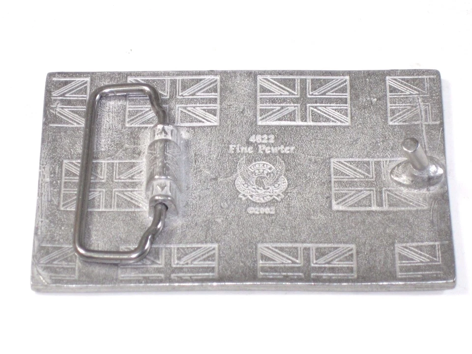 UNION JACK Jac Belt Buckle British flag motorcycle badge Nice Quality USA Made - Image 2 of 3