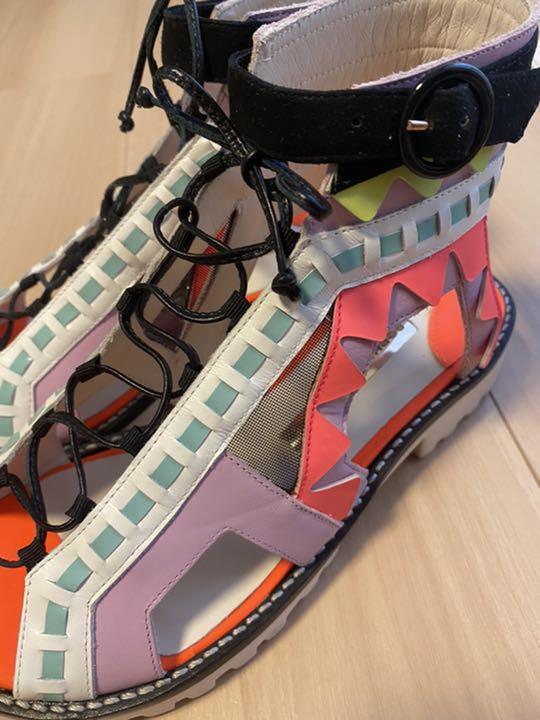 SOPHIA WEBSTER Sandal Size US 5/ EU 35.5 Multicolor New | eBay