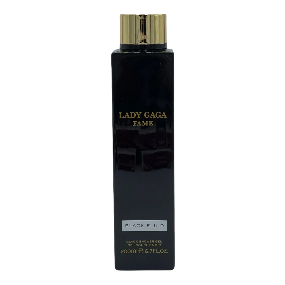 Gel de ducha líquido negro Lady Gaga Fame 6,7 OZ descontinuado floral miel dulce difícil de encontrar Foto 2 de 4
