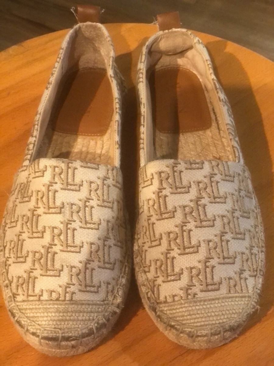Ralph Lauren Cameryn II Monogram Jacquard Espadrille Flat  display picture 1