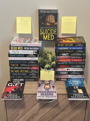 Ultimate Freida McFadden Book Collection Includes Suicide Med (Unread)