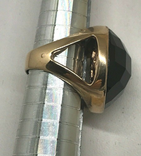 ANELLO A CUPOLA BROSWAY COLLEZIONE NOTRE DAME IN ACCIAIO E CRISTALLO NERO - Foto 6 di 12