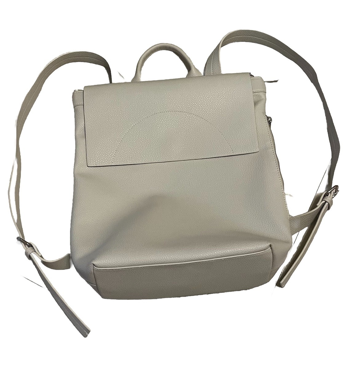 John Lewis ANYDAY Sia Backpack Off White (Broken Zip) UK