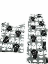 Komar Star Wars 2Pc PJSet, Grey, Medium