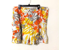 Old Navy Floral Shorts Swim Trunk Shorts Lined Shorts Floral Swim Shorts X-Large