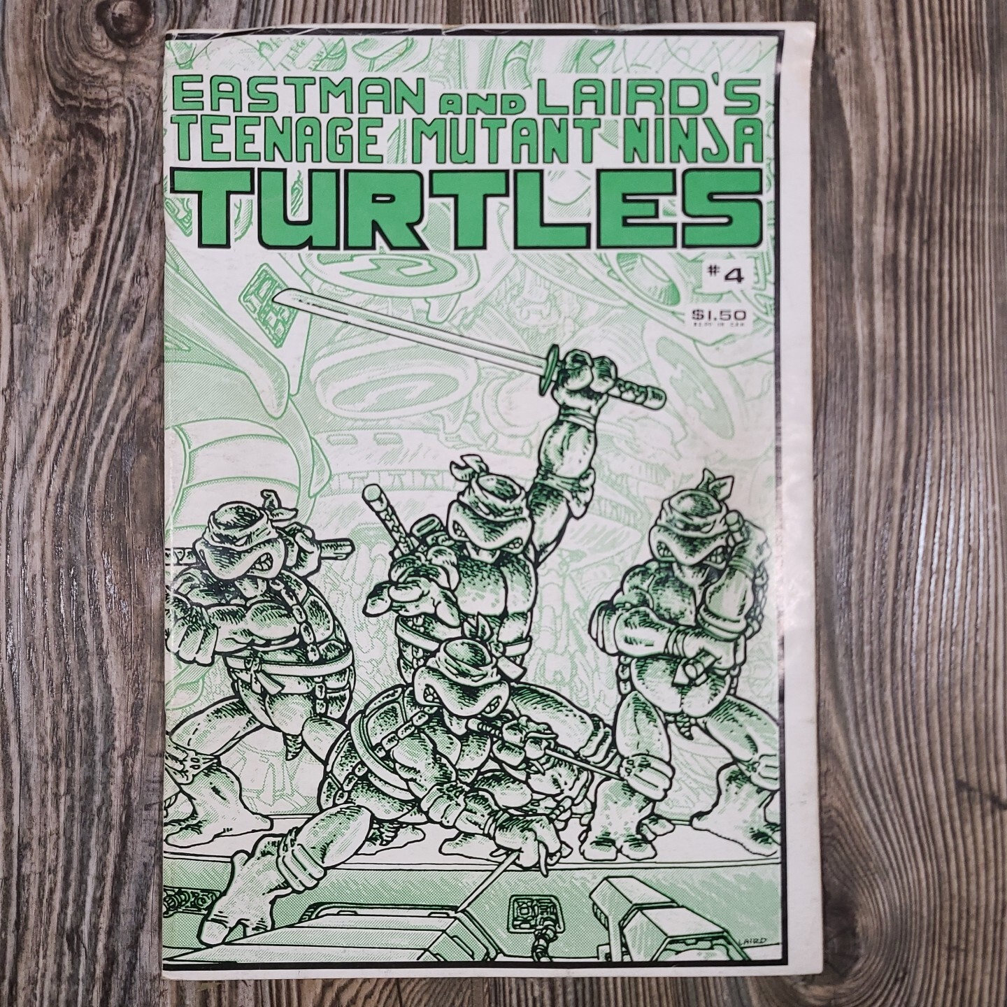 Eastman And Laird's Teenage Mutant Ninja Turtles 4 1st Print 1985 Comic Dentists in