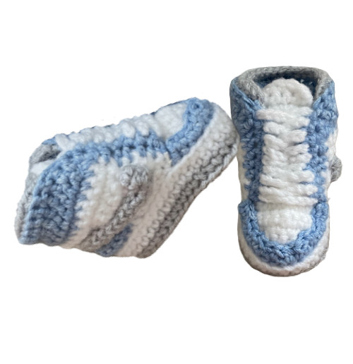 Sneaker Crochet J-air Basketball Royal Blue Boy
