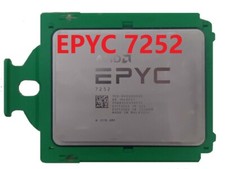 AMD EPYC 7252 unlocked CPU 8core 16threads 3.1-3.3ghz l3cache 64MB TDP 120W SP3