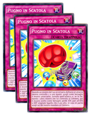 Set 3x FAUST IN BOX NECH-IT071 Gemeinsame Falle auf Italienisch YUGIOH