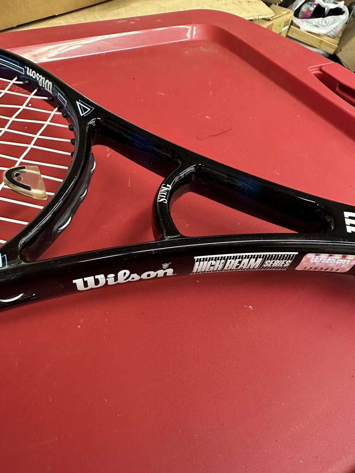 WILSON BLUE STING Comp High Beam Series Tennis Racket, As Seen On WILSON BLUE STING Comp High Beam Series Tennis Racket, As Seen On