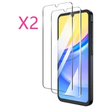 2-PACK For Samsung Galaxy A15 5G High Quality Tempered Glass Screen Protector