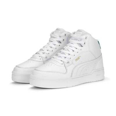 Puma CA PRO MID - Hightop Sneaker white/green Size 43