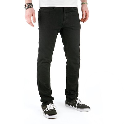 Superslick Hose Tight slimfit Pant schwarz - stretch Jeans für Damen u Herren